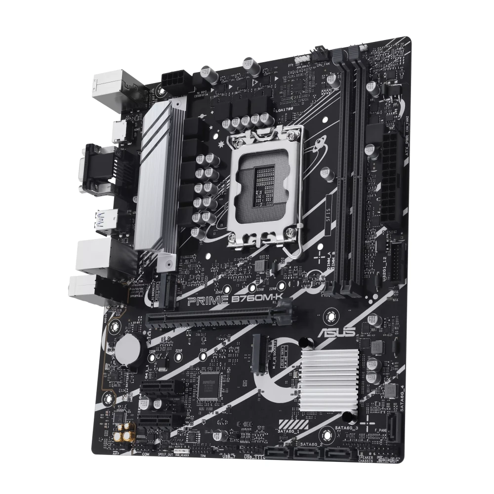 Asus Motherboard PRIME B760M-K DDR5 For Intel 12th | 13th | 14th Gen view 3